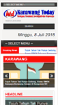 Mobile Screenshot of karawangtoday.com