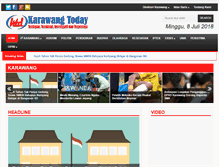 Tablet Screenshot of karawangtoday.com